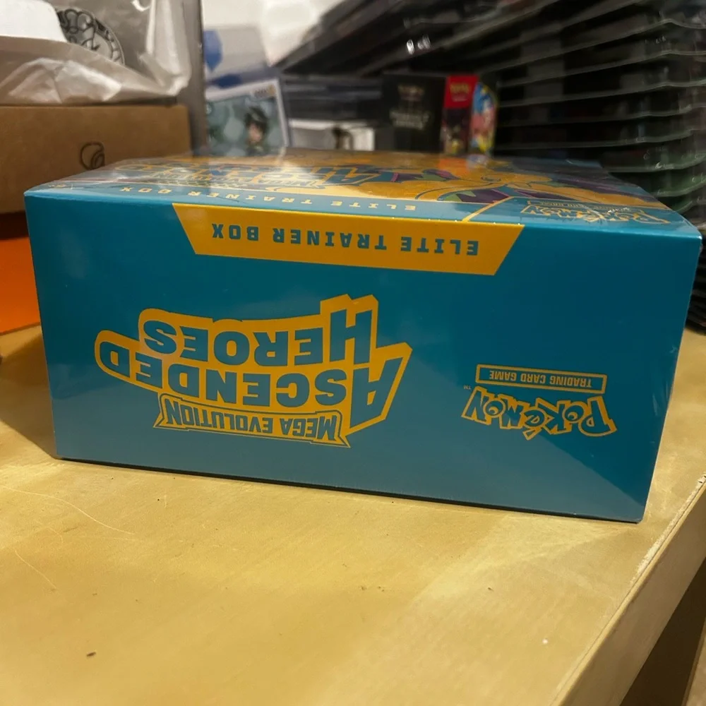 Pokemon Mega Evolution Ascended Heroes Elite Trainer Box - Yellow, Teal, Purple